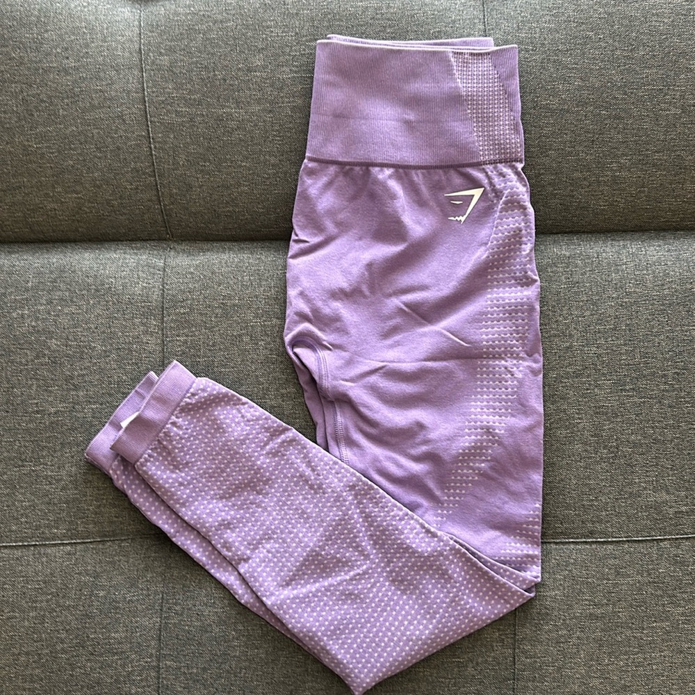 Purple gymshark leggings